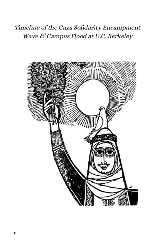 Timeline of the Gaza Solidarity Encampment Wave & Campus Flood at U.C. Berkeley /////f // N\